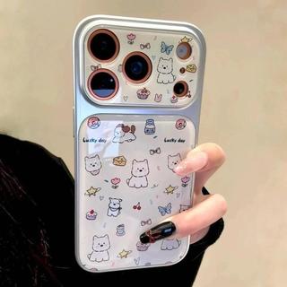 เคสโทรศัพท์ลายลูกสุนัข ใช้ได้กับ iPhone 13/11/12/17/14/15 Plus/16 Pro Max ผลิตจากอะคริลิกคุณภาพสูง กันกระแทกและทนทาน