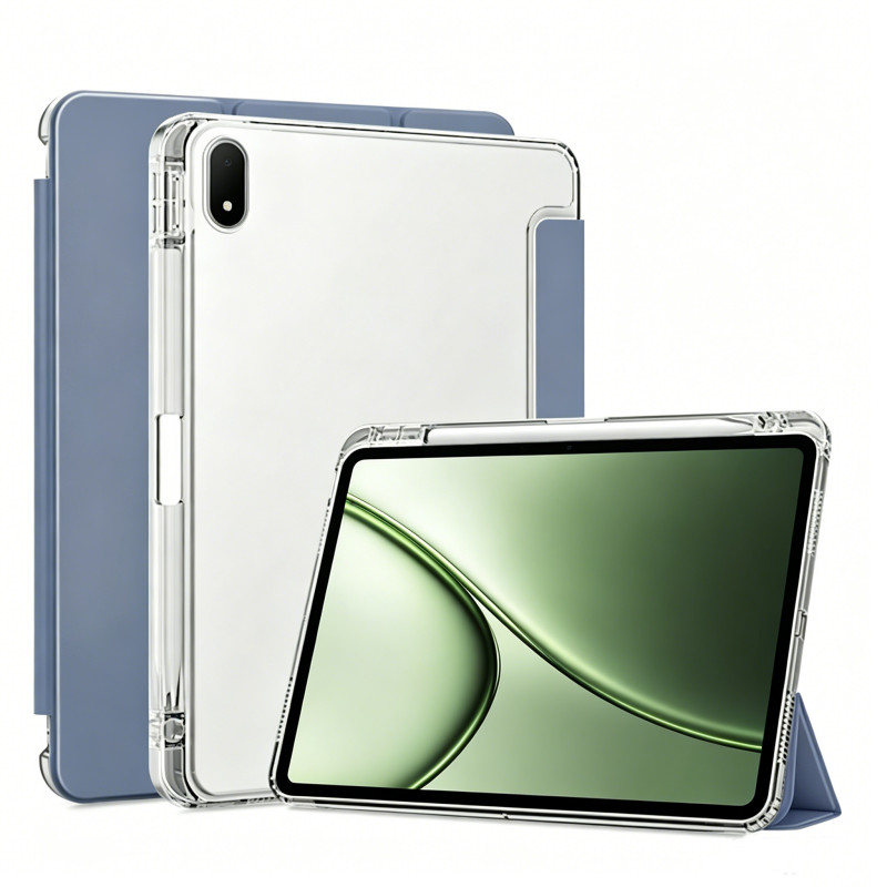 สําหรับ OnePlus Pad 4 13.2 นิ้ว 2026 กรณีผู้ถือดินสอพับ Soft TPU กลับแท็บเล็ตสําหรับ OnePlus Pad4 One Plus Pad 4 ฝาครอบ