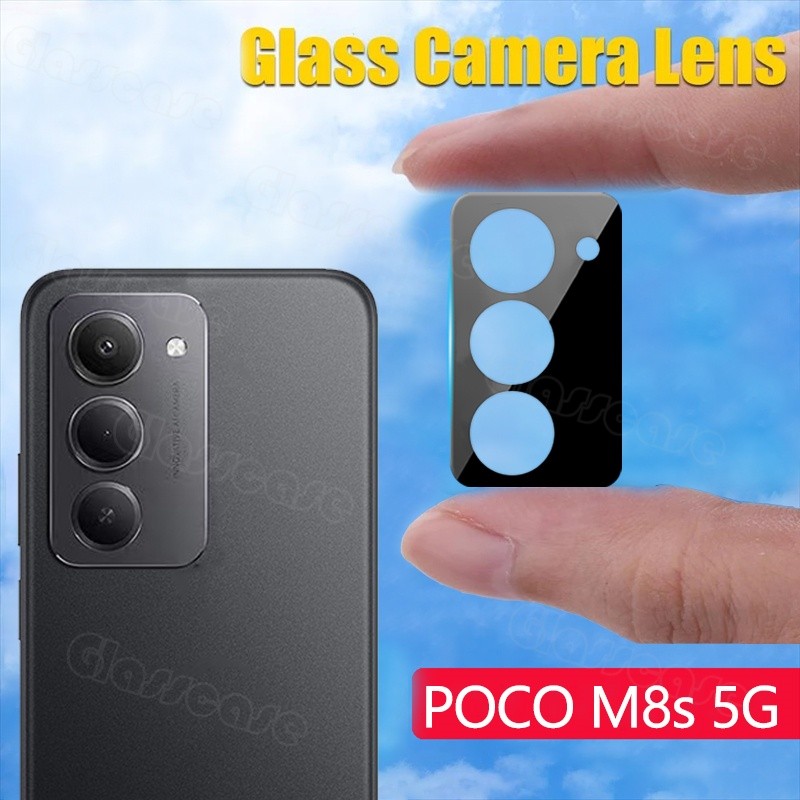 POCO M8s 5G 2026 1-3Pcs ฟิล์มกันรอยกล้องสําหรับ Xiaomi POCO M8s M8Pro M8 M 8 s Pro POCOM8s POCOM8 POCOM8Pro Full Coverage 3D เลนส์กล้องป้องกันหน้าจอฟิล์มกระจกนิรภัย