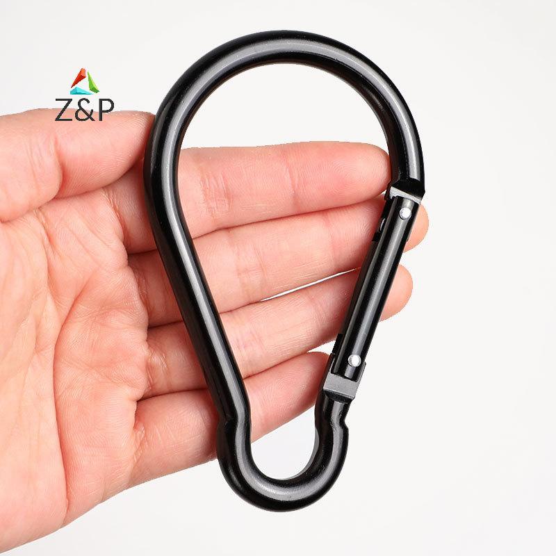Z&P อลูมิเนียม Carabiner Hooks Gourd Shape Non-loing Design ขนาดใหญ่เดินป่าตั้งแคมป์ Carabiner Qui Link Lo แหวน Carabiner Hook COD