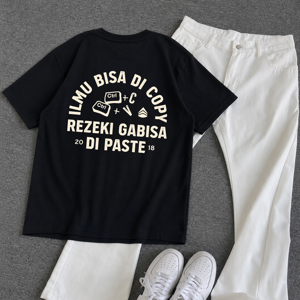 (ผ้าฝ้าย 100%) Luvoro 2026รุ่นใหม่ เสื้อยืด Cotton oversize T-shirt unisex ลาย เนื้อผ้านุ่มระบายอากาศดี แขนสั้น ใส่สบายสีดำและสีขาว เสื้อยืดทูโทน เสื้อยืดแขนสั้น C280