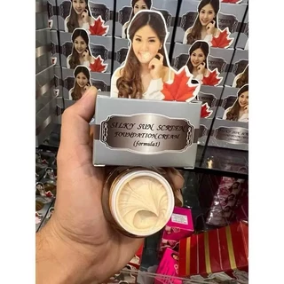 เบลเลซ่า ครีมกันแดดรองพื้นใยไหม ( มีให้เลือก 2 ขนาด ) BELLEZA SILKY SUN SCREEN FOUNDATION CREAM