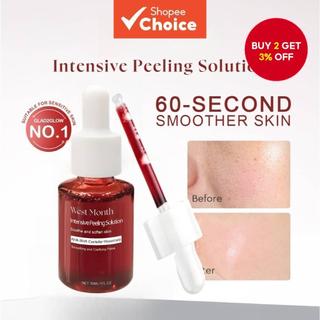 BUY 2 GET 1 FREE Peeling Solution Exfoliating Facial Serum, Brightening Face Serum for Deep Cleansing Pore Minimizing Skin Renewal Smoothing and Revitalizing