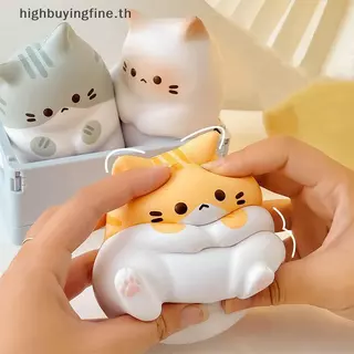 HFTH ใหม่แมวความเครียดบรรเทา Squishy ของเล่น PU ช้า Rising Squeeze Antistress Ball การ์ตูนเครื่องประดับตาราง Squishy ความเครียด Reliever ของเล่นร้อน