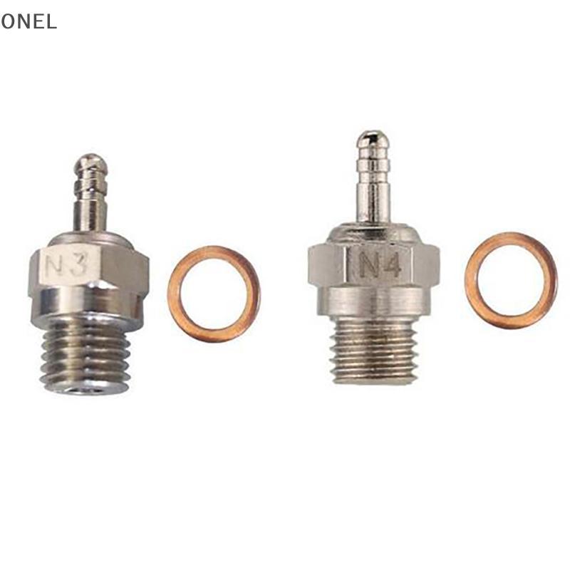 ONEL 1 ชิ้น Universal 8 Glow Plug N3 N4 Spark Nitro ชิ้นส่วนเครื่องยนต์สําหรับ HSP RC รถ Part VN