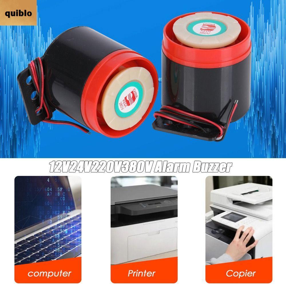 QUIBLO อิเล็กทรอนิกส์ Buzzer Alarm Mini 12V24V220V380V High Decibel Alarm คงที่โทน