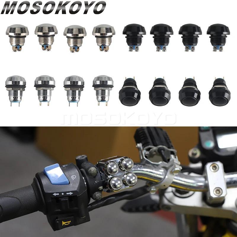 G 12mm On/Off Aluminum Latching Micro Switch Push Button Switch IP65 Momentary Self Locking Switch P