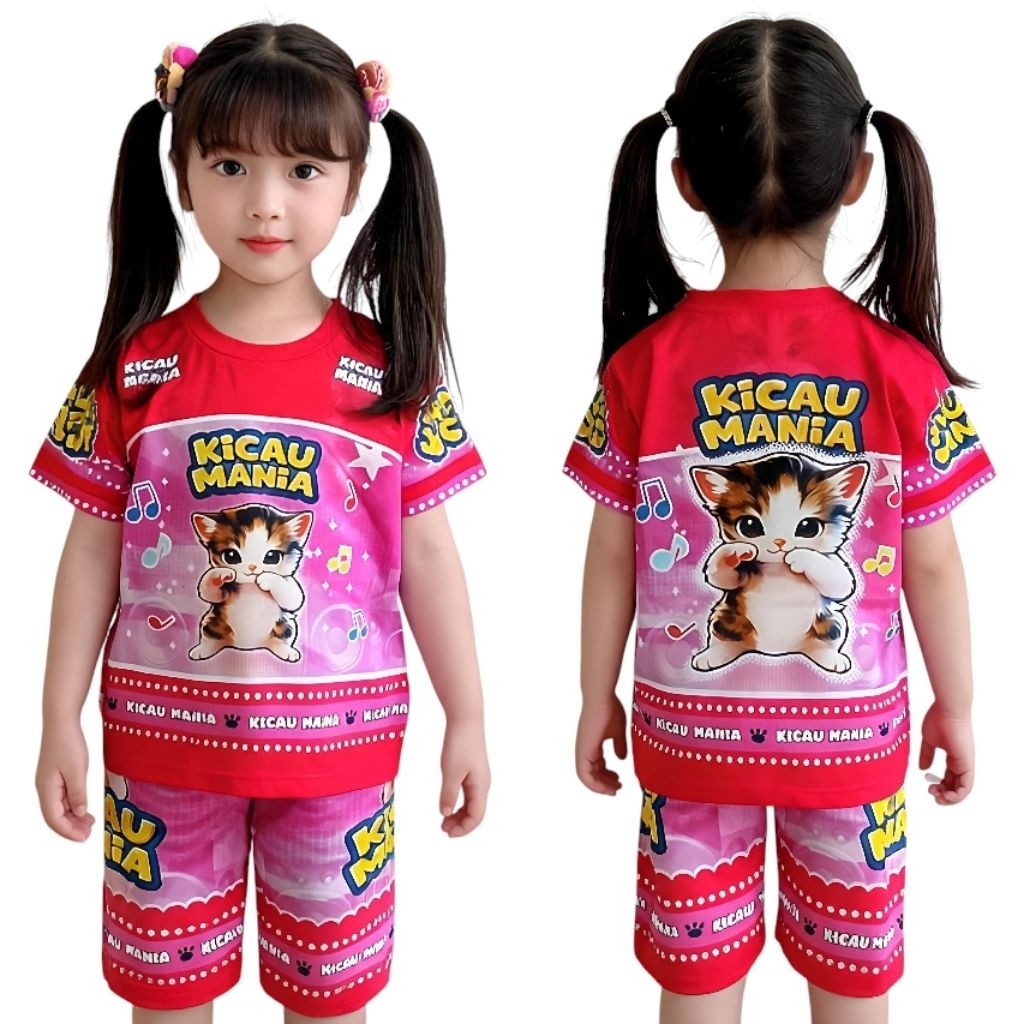 TP PREMIUM - ชุดเด็ก Viral พร้อม Kicau Mania Motif พิมพ์เต็ม วัสดุ Milano Jersey แขนสั้น ล่าสุด อายุ