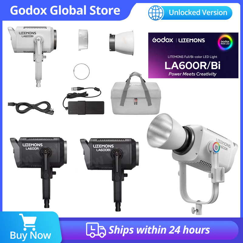 Godox LA600BI LA600R 600w RGB Full-color LED COB Video Light รองรับหลายโหมด เช่น HSI/RGBW/GEL/FX