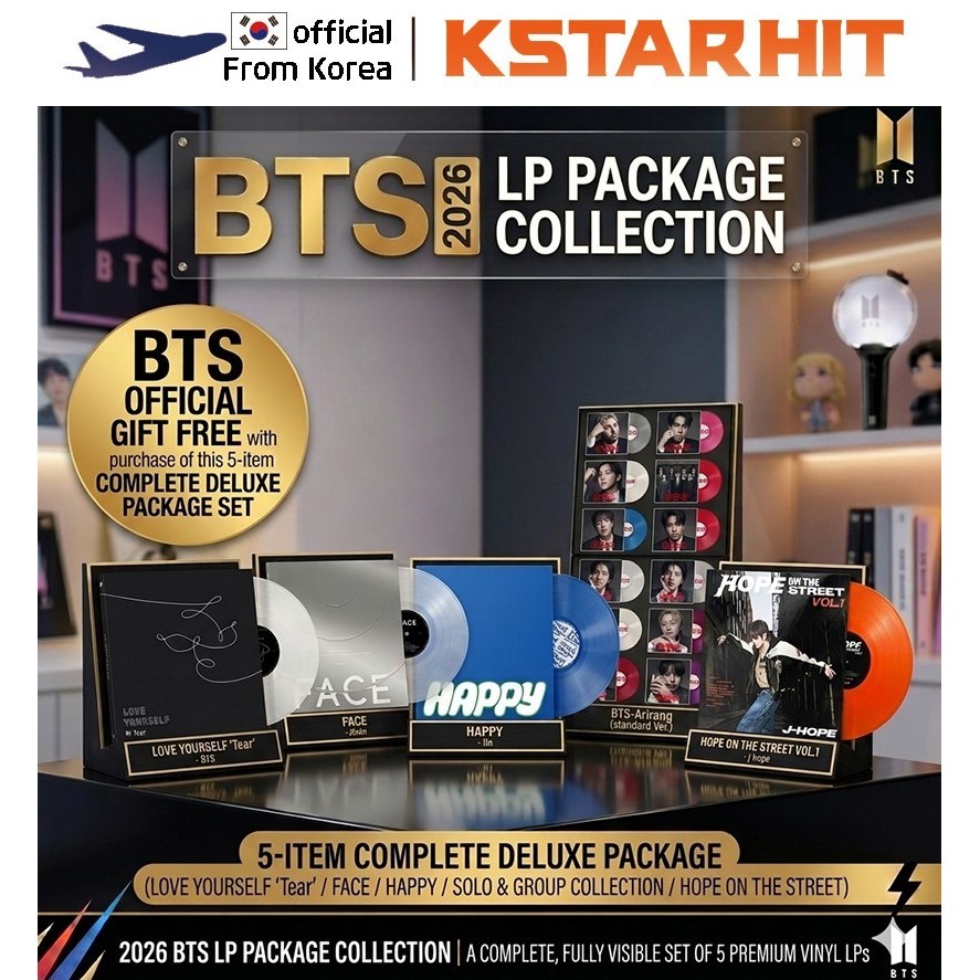 (+Official BTS GIFT) 2026 BTS LP ALBUM COLLECTION (SET or RANDOM)