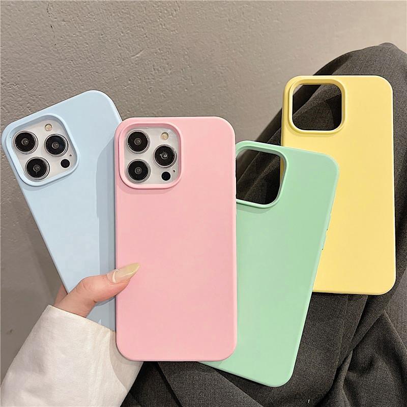With Logo พร้อมโลโก้ & กล่อง ซิลิโคนเหลวนุ่มกันกระแทก เคสโทรศัพท์ Phone Case iPhone 17 16 15 14 13 12 11 Pro Max Plus XR