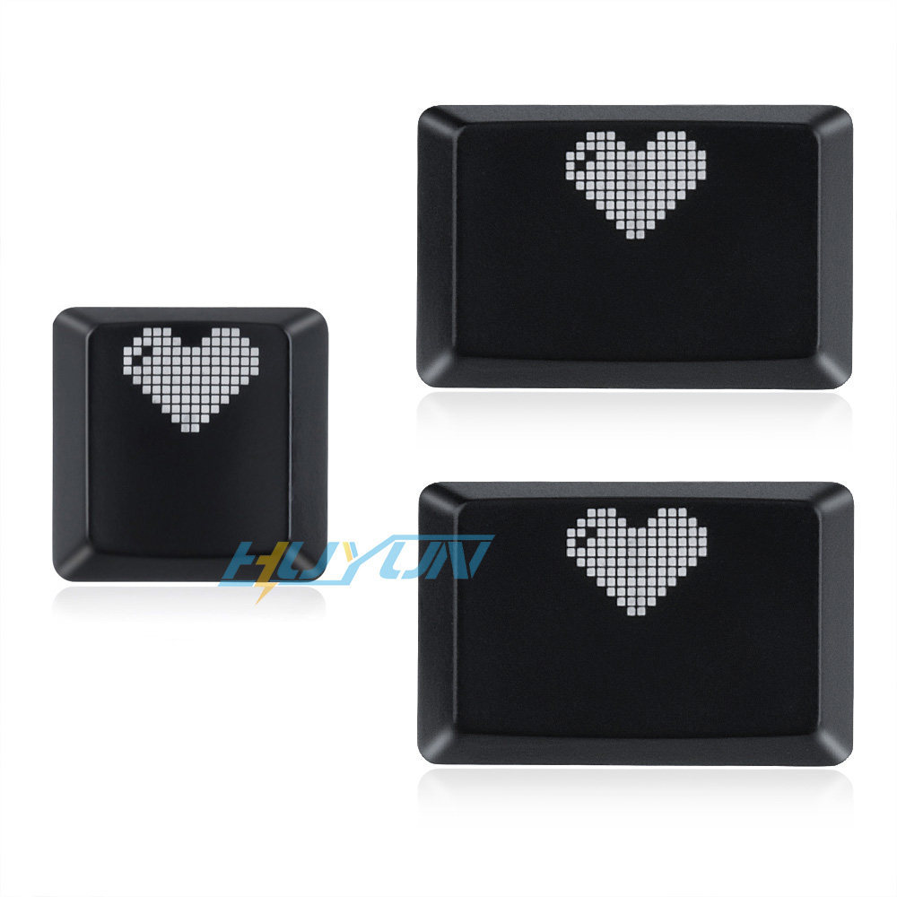 เหมาะสําหรับ Logitech G915 913 G815 813 คีย์บอร์ดโปร่งแสง Keycap Love Heart Shape Unique Keycap