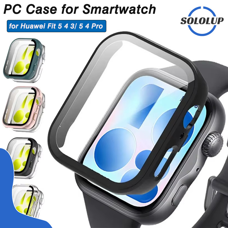 เคส for Huawei Watch Fit 4 / 4 Pro เคส แบบPC ปกกระจกนิรภัย แบบTPU กรณีป้องกัน Gores ป้องกันหน้าจอ Case for Huawei Fit 4