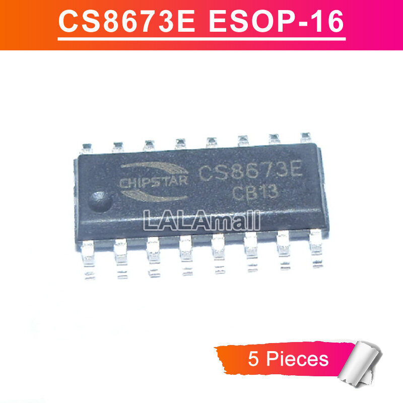 5pcs CS8673E CS8673 ESOP-16 SOP-16 SMD 80W Class-D เครื่องขยายเสียงชิป IC ใหม่เดิม