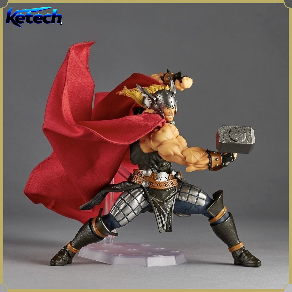 AC TOY Thor Action Figure Kaiyodo Amazing Yamaguchi Revoltech Series, อะนิเมะสะสมพร้อม Super Articulation