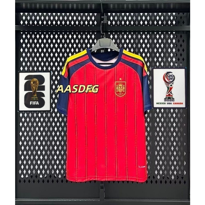คำแนะนำยอดนิยม 2026 World Cup Spain Team Home Fan Edition Jersey XS-5XL