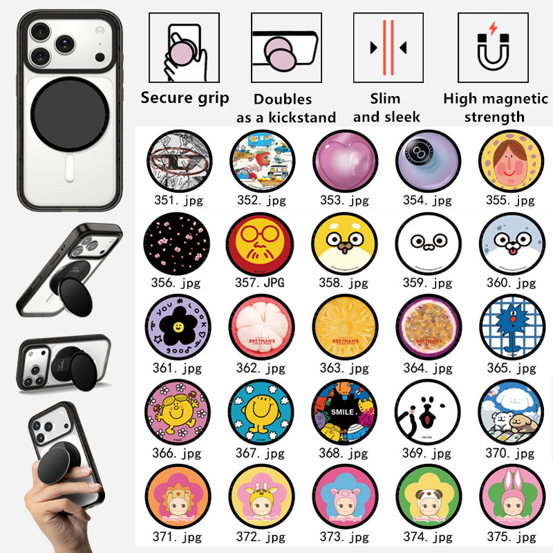 SEALOOK Bretman Rock fruit SnappyTM Grip Stand ปรับแต่งเข้ากันได้กับ universal Magnetic Grip case mi
