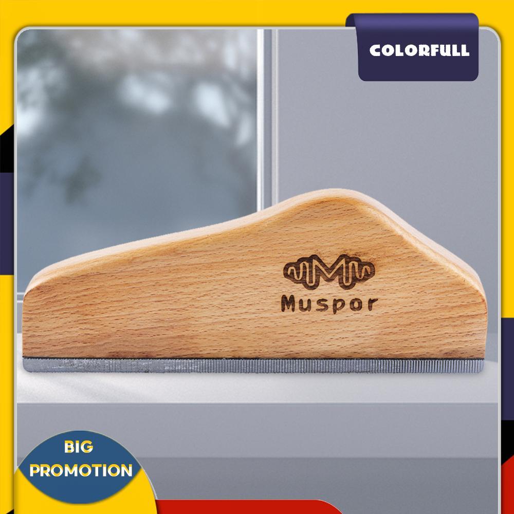 [Colorfull.th] Guitar Fret File Guitar Fret Crowning File ไม้เนื้อแข็ง & เหล็กคาร์บอน Fret Leveling 