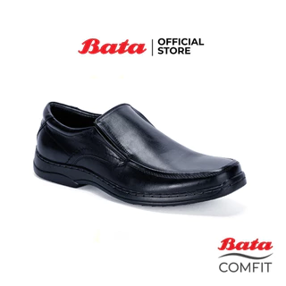 Bata บาจา รองเท้าทำงาน รองเท้าทำงานดีต่อสุภาพ รองเท้าคัทชูหนังPU สำหรับผู้ชาย รุ่น Amber สีดำ 8516315