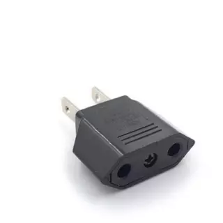 (GOOD) EU Euro ยุโรปไปยัง US USA Power Ja Wall Plug Converter Travel Adapter Adaptor (ใหม่)