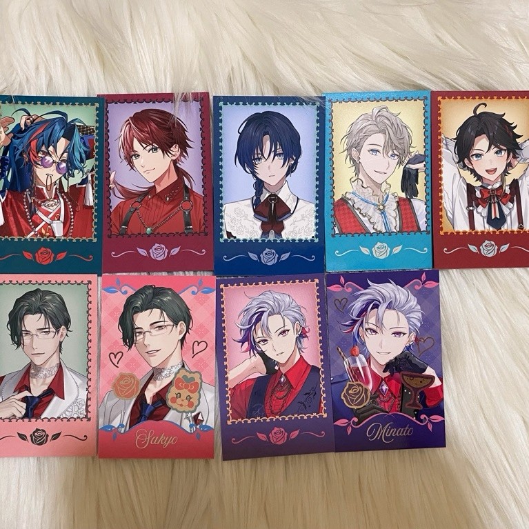 NIJISANJI JP Rose Valentines Cheki Card โพลารอยด์