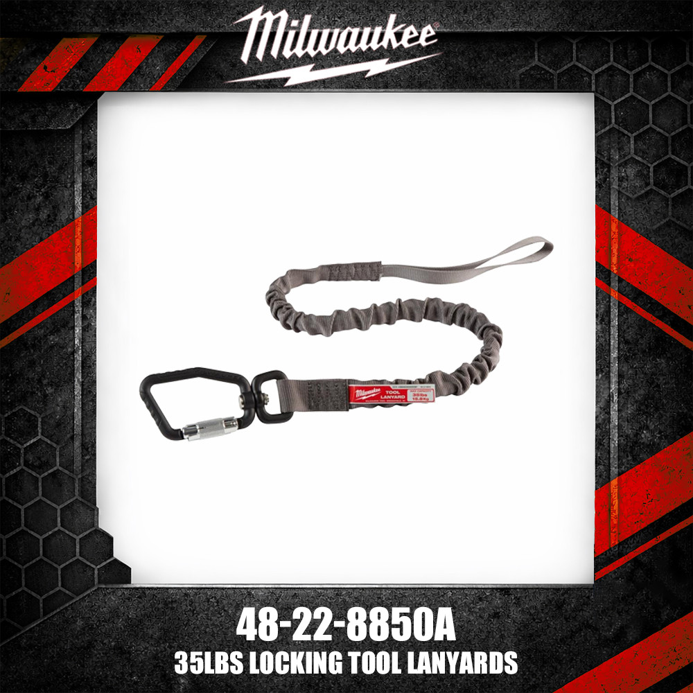Milwaukee 48-22-8850A 35lbs เชือกเครื่องมือล็อค