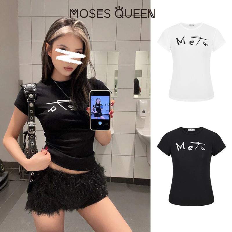 < MOSESQUEEN > เสื้อผ้าแฟชั่นสตรีรูปแบบแอฟริกันสไตล์เอเชียตะวันออกเฉียงใต้ แขนสั้นฤดูร้อน ลายพิมพ์ ใส่สบาย ทันสมัย ทันเทรนด์ #63039