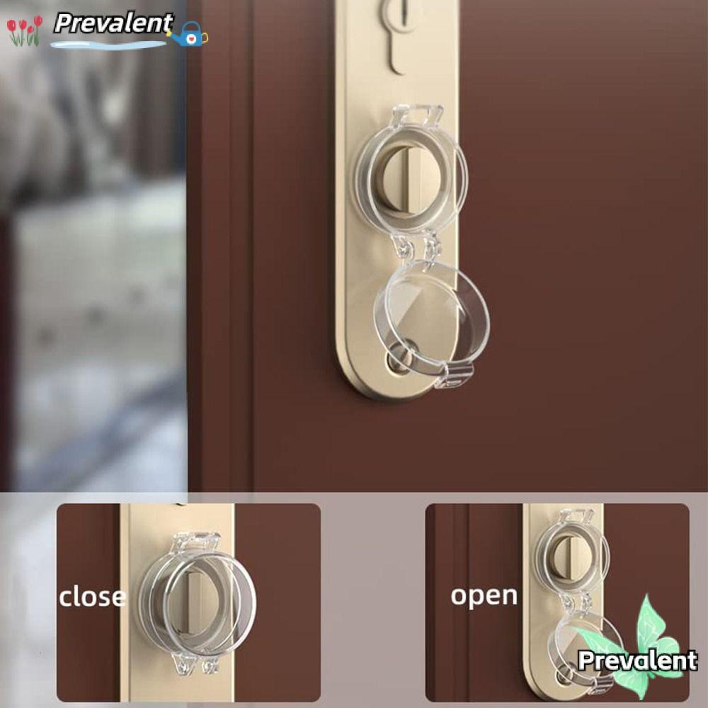 PREVALENT ประตู Deadbolt ล็อค, โปร่งใส PP เด็ก Proof Deadbolt ล็อค, แบบพกพาเด็กป้องกันความปลอดภัยล็อคบ้าน