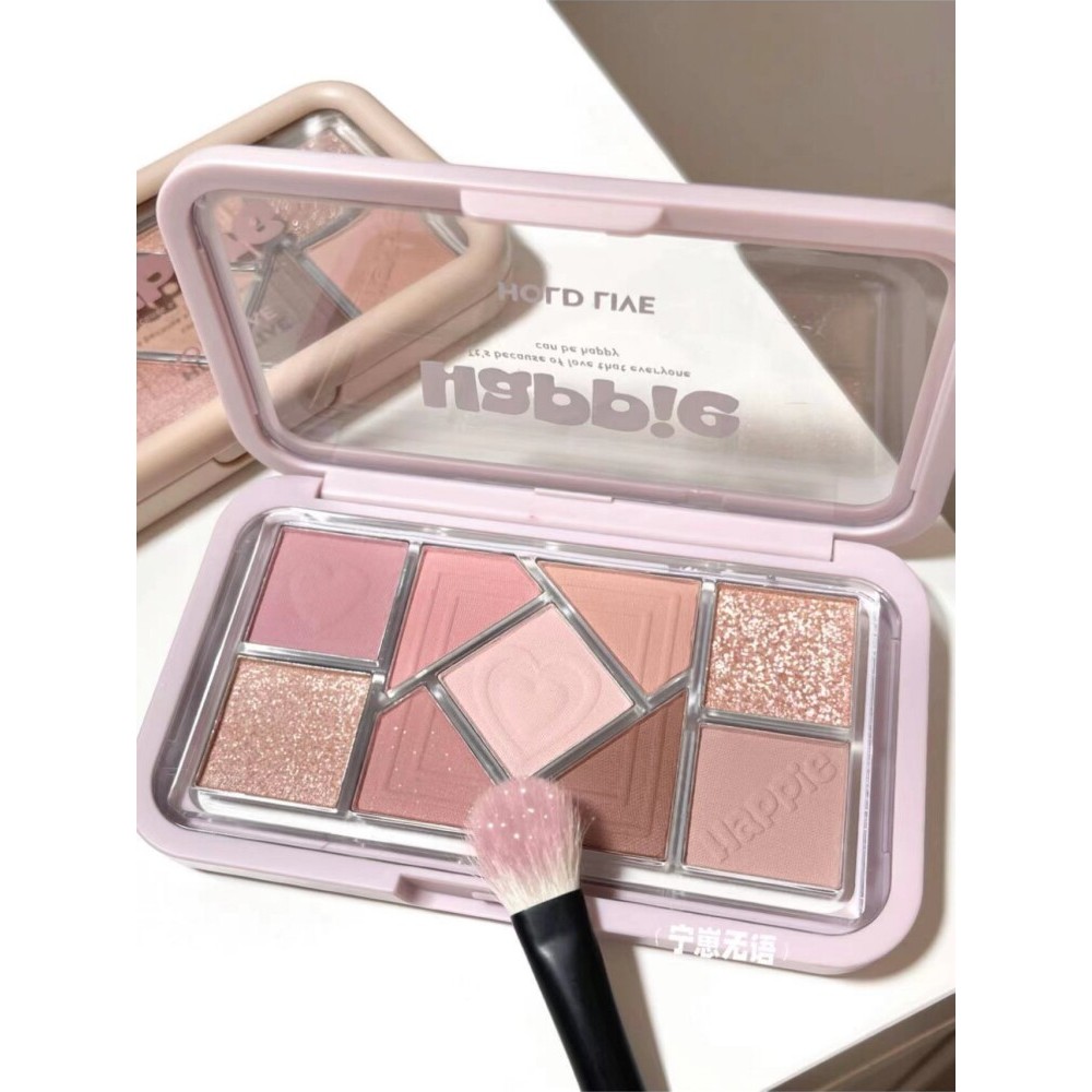 eyeshadow palette พาเลทตา HOLD LIVE พาเลทอายแชโดว์เก้าสีอ่อนโยน