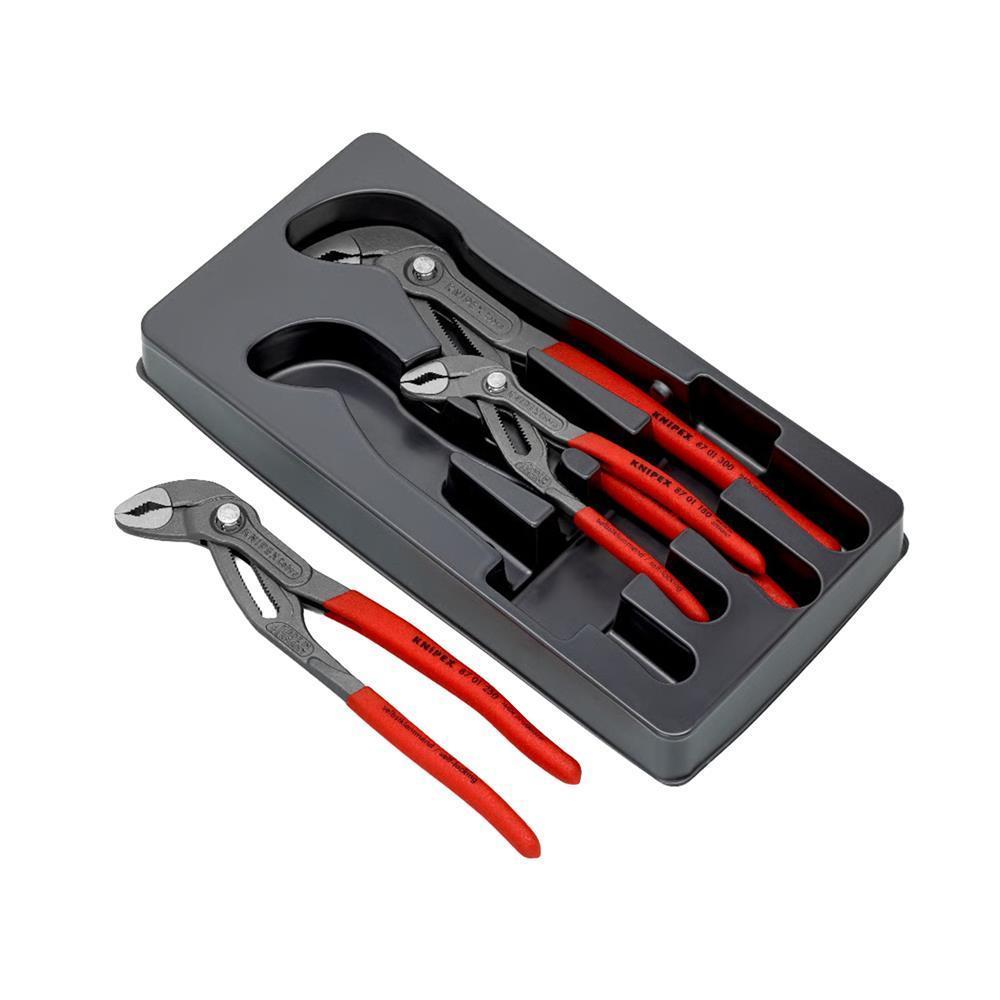 ชุดคีมคอม้า แบรนด์ KNIPEX  COBRA KNIPEX 00 20 09 V02 ส่งฟรี