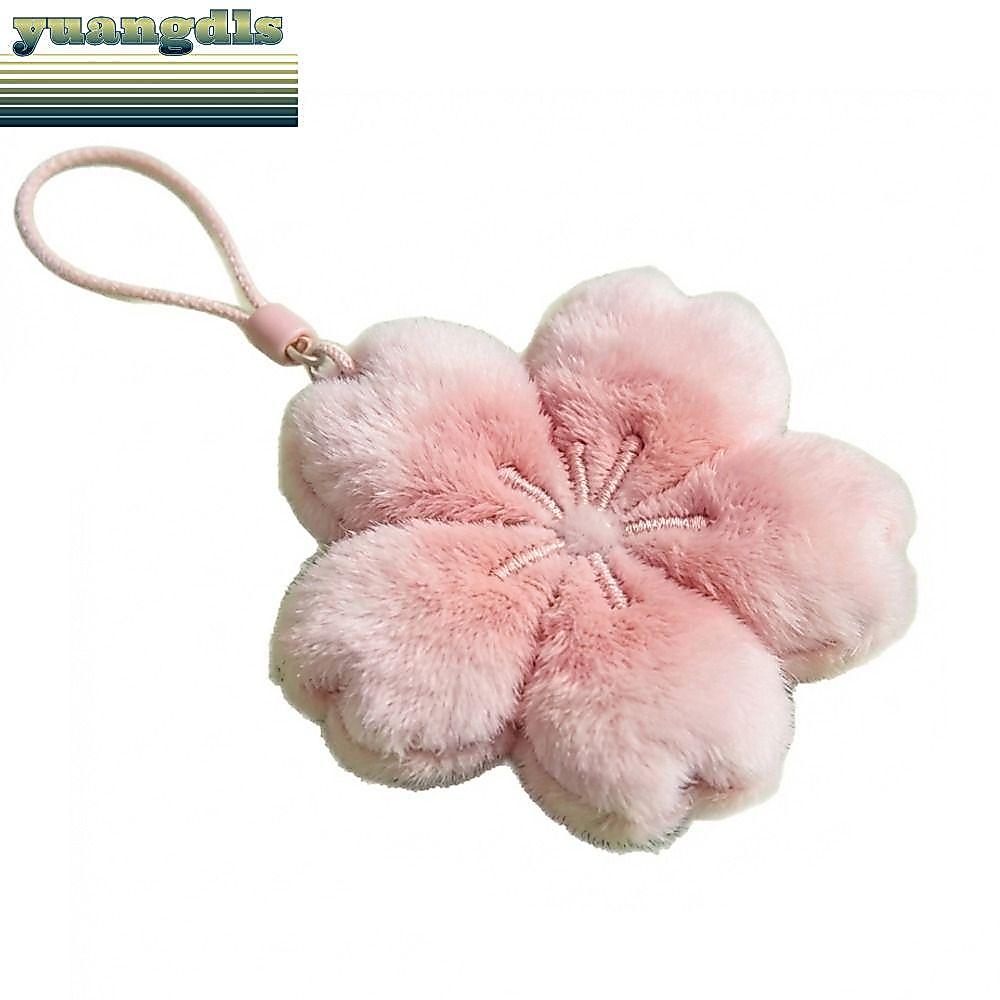 YUANG Bag Charm, พวงกุญแจตุ๊กตานุ่ม, ของขวัญการ์ตูน Sakura Series พวงกุญแจจี้กระเป๋าเป้สะพายหลังตกแต่ง