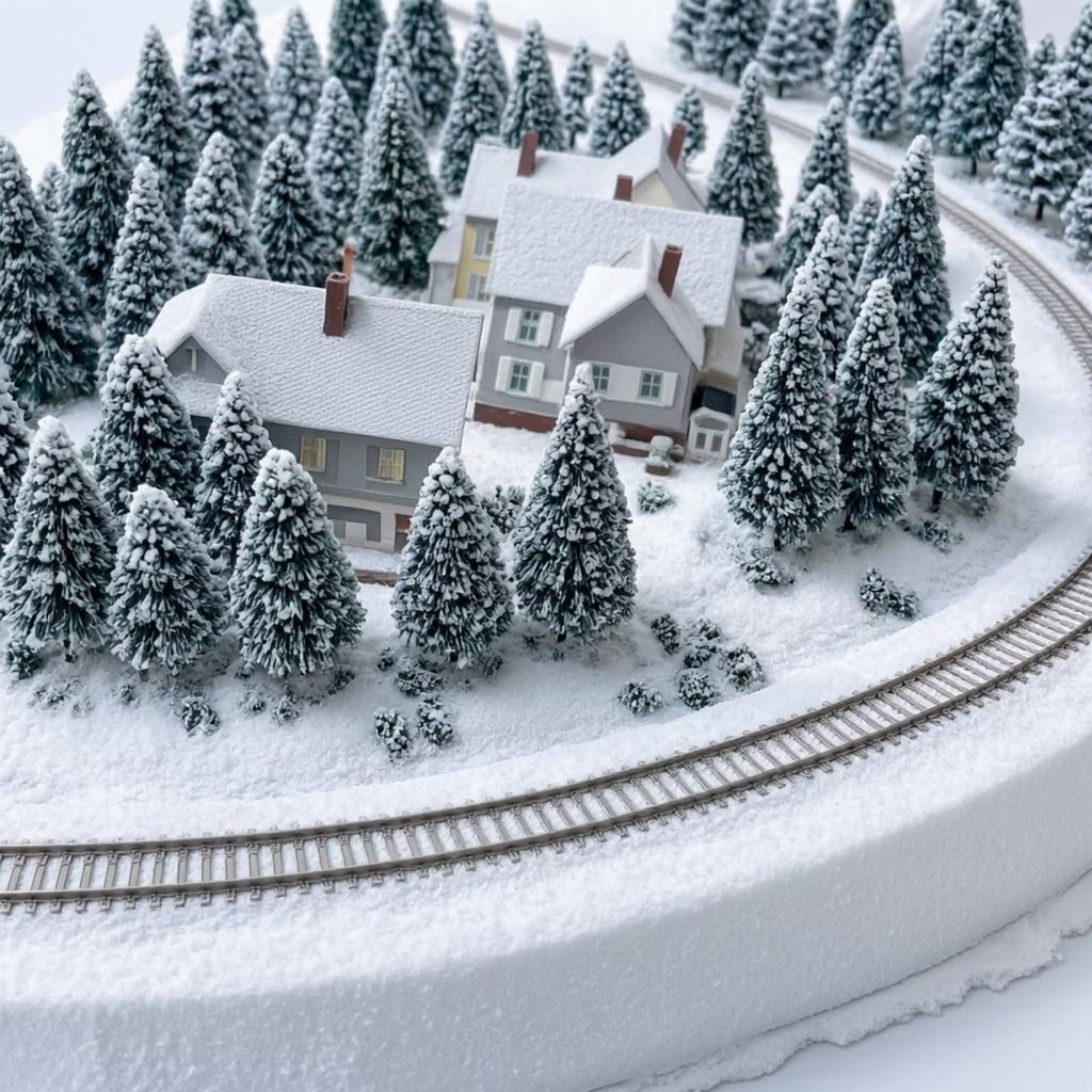 -Scale Track Set 1.9 Cm Gauge HO Scale Track Model ขับเคลื่อนรถไฟ Operation Dark Brown