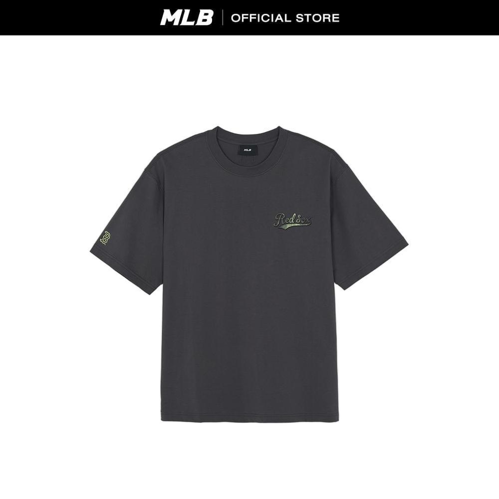 MLB เสื้อยืด ยูนิเซ็กซ์ In My Bag Drawing Over Fit T-Shirts รุ่น 3ATSN0163 43CGD สีเทาชาโคล