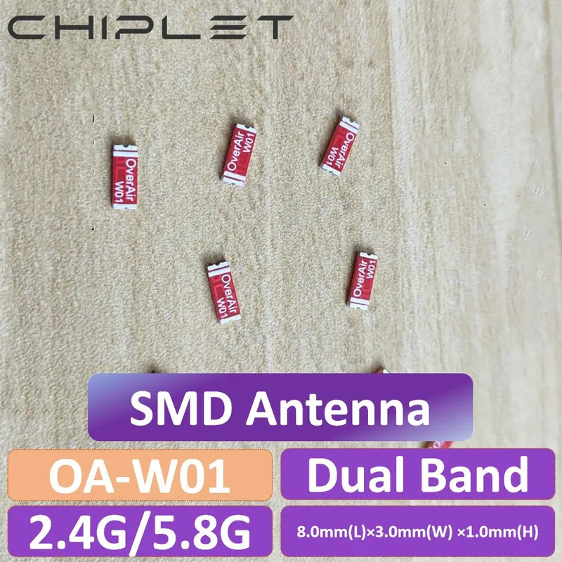 20 ชิ้น SMT เสาอากาศ OA-W01 Dual band WIFI 2.4G 5G 5.8G ในตัวเสาอากาศ OA W01 8.0*3.0*1.0 มิลลิเมตร