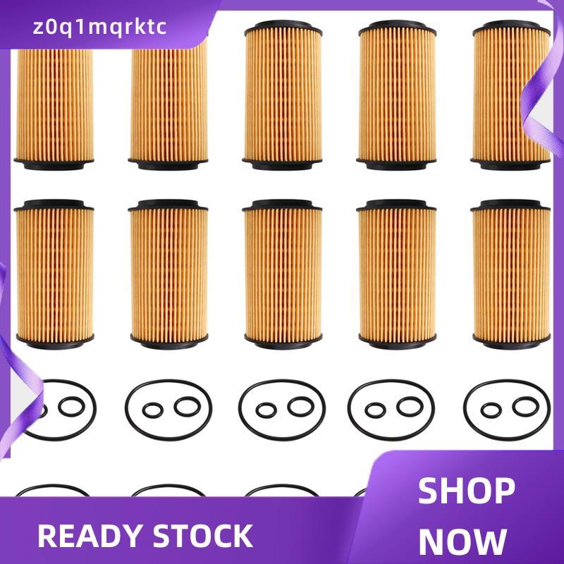 z0q1mqrktc กรองน้ํามันเครื่อง 10 ชิ้น A6511800109 สําหรับ C Class W204 C204 2011 2012 2013 2014 C220