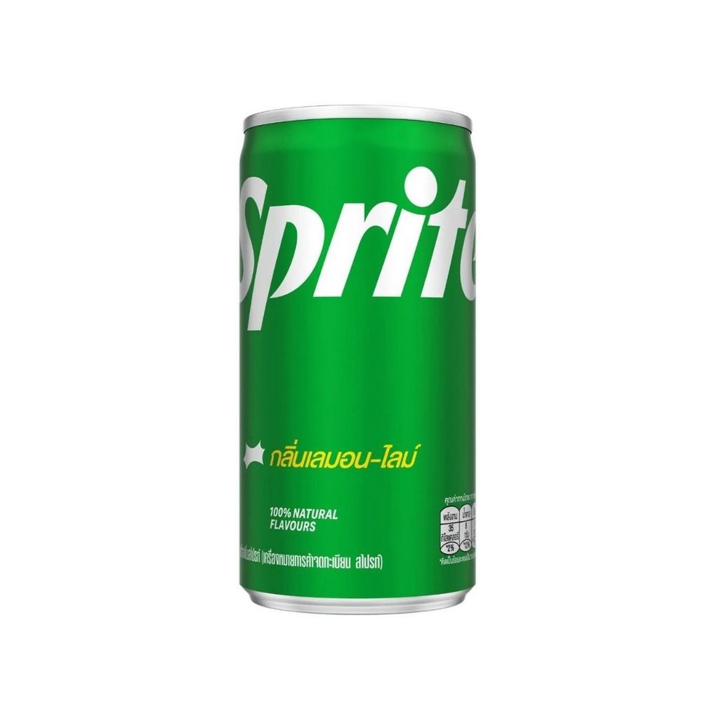 สไปร์ท น้ำอัดลมกลิ่นเลมอนไลม์ Sprite Lemon Lime 180ml.