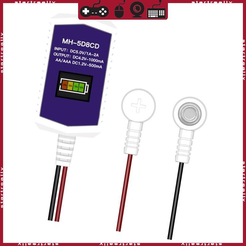 ST สายชาร์จ USB แม่เหล็กสําหรับแบตเตอรี่ 18650 21700 หน้าจอดิจิตอลที่น่าทัวร์ริ่งและการป้องกันเครื่องชาร์จอัจฉริยะ