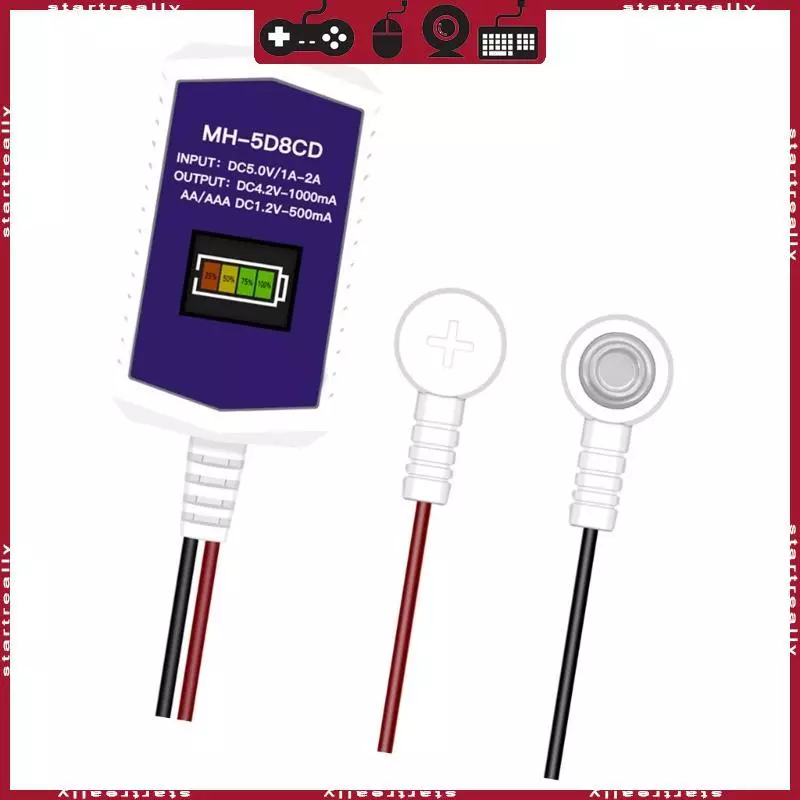 ST สายชาร์จ USB แม่เหล็ก สำหรับแบตเตอรี่ 18650 21700