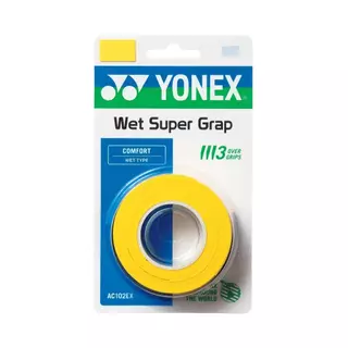 กริ๊ปพันด้ามไม้แบดโยเนคAC102EXSuperGrip3ชิ้น หนา0.6 มม.วัสดุทำจากโพลียูรีเทน(Polyurethane)ส่งไวจากไทยไม่พอใจยินดีคืนเงิน