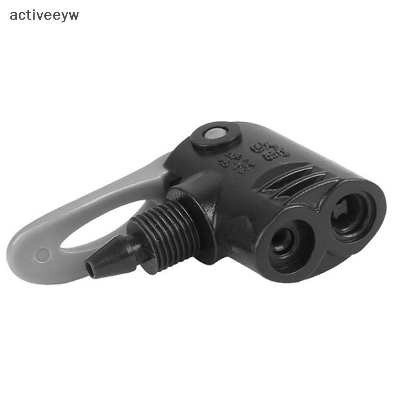 Activeeyw] จักรยาน Tyre Tube Replacement Tra Dual Head Valve Air Pump Adaptor Foot Hose ใหม่