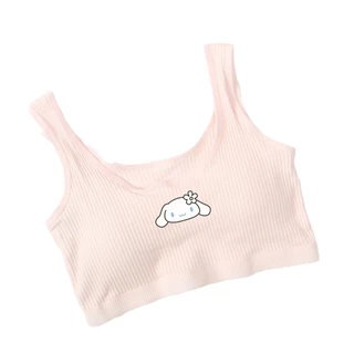 （4pcs）ชุดชั้นในเด็กลายน่ารักใส่ได้ 8-12 ขวบ รอบอก 20-30 นิ้ว