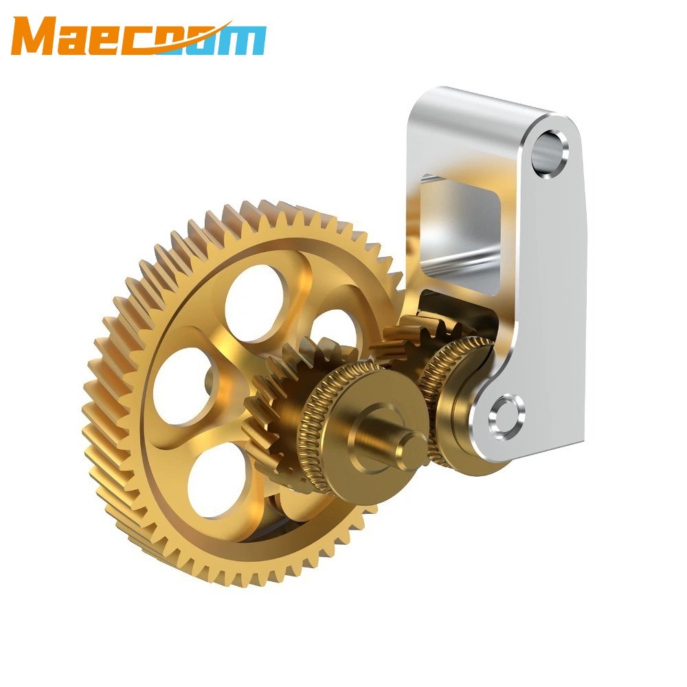 Extruder Gear สําหรับ Balbu Lab P1P P1S X1C A1 A1 MINI Claw Gear RNC Nano-Coated Hardened เหล็ก Helical ชุดเกียร์ 3D เครื่องพิมพ์อัพเกรด