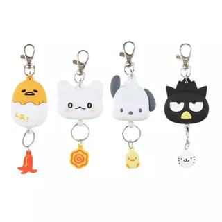 🇯🇵 พวงกุญแจยาง ลาย Sanrio สินค้านำเขเาจากญี่ปุ่นแท้ มีสลิงดึงยืดไปไขกุญแจได้ หรือเอาไว้ห้อยบัตรได้💜