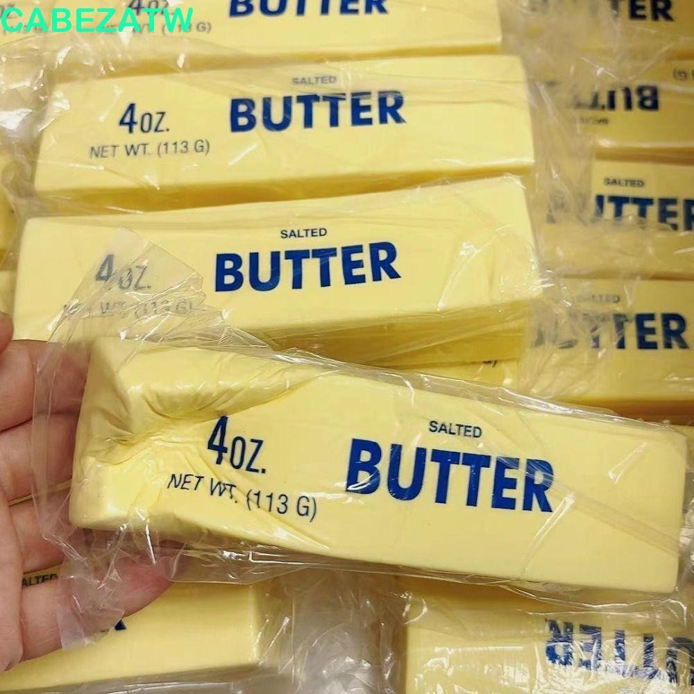CABEZATW นุ่มช้า Rebound Butter Stick, Anti Stress Release Hand Butter Stick บีบของเล่น,แบบพกพาผ่อนคลายของขวัญ 14.5 ซม.ยืดสมจริง Butter Sticks สําหรับ