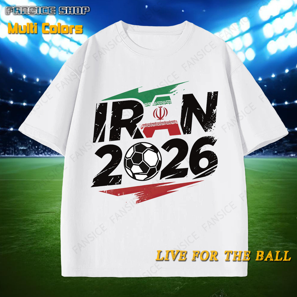 Iran อิหร่าน ทีมชาติ 2026 World Cup ฟุตบอลโลก 2026 เสื้อยืด เสื้อฟุตบอล ผ้าทนทานการสึกหรอ สินค้าพร้อมส่งประเทศไทย
