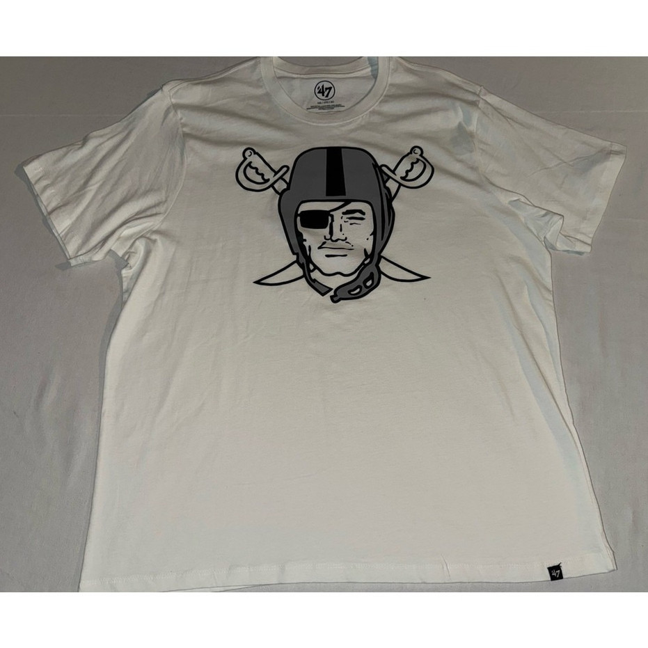 ผ้าฝ้าย 100% Las Vegas/Oakland Raiders เสื้อยืดผู้ชายผู้หญิงสไตล์เดียวกันแฟชั่น All-Match พิมพ์ท็อปส์พร้อมสต็อก