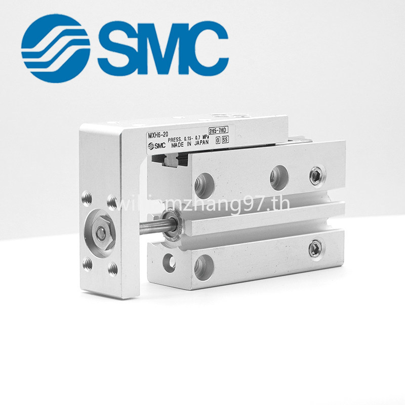 SMC Precision Guided Slide กระบอก – MXH6, MXH16, MXH20, MXH10 – จังหวะ 5/10/15/20/25/50Z