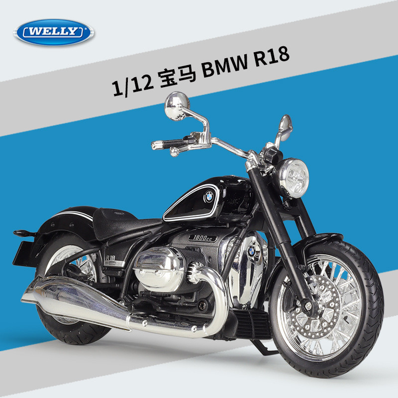 Pandon Hobby PD1C M1 Willie WELLY1: 12BMW2020 BMW R18 Juki Prince รถจักรยานยนต์จําลองโลหะผสมผลิตภัณฑ์สําเร็จรูปรุ่น