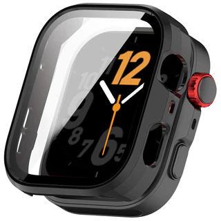 กระจกนิรภัย + เคสสําหรับ Huawei Watch Fit 5 Pro/Fit 5 กรอบตัวป้องกันหน้าจอฝาครอบกันชนป้องกัน