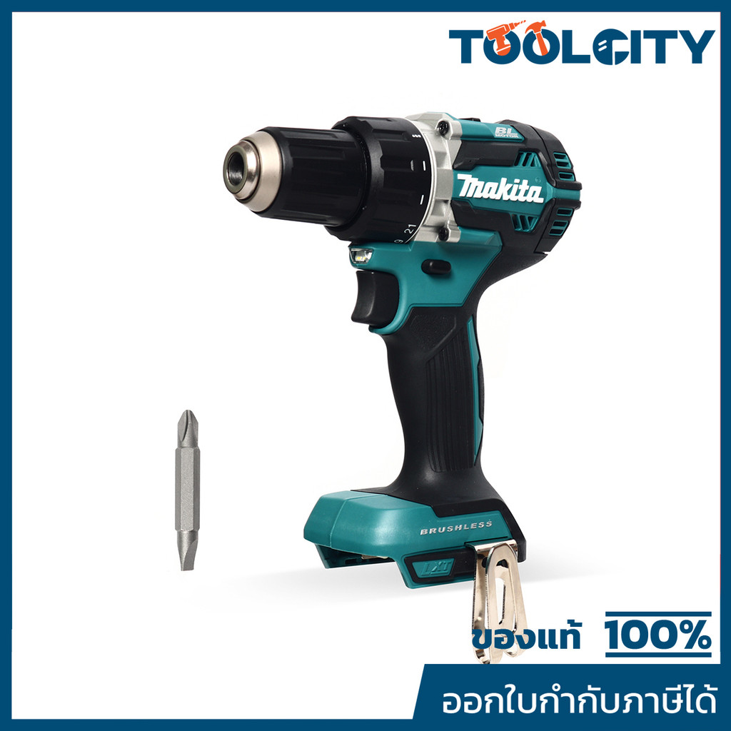 MAKITA DDF484Z สว่านไขควงไร้สาย 18 โวลต์ 1/2 นิ้ว แรงบิดหมุน 60 นิวตันเมตร ไม่รวมแบตเตอรี่-แท่นชาร์จ